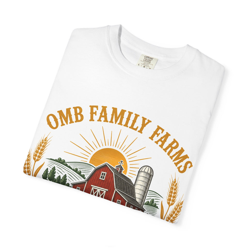 Family Farm T-Shirt — “OMB Family Farms” Est. 2026 Farm Crew Tee