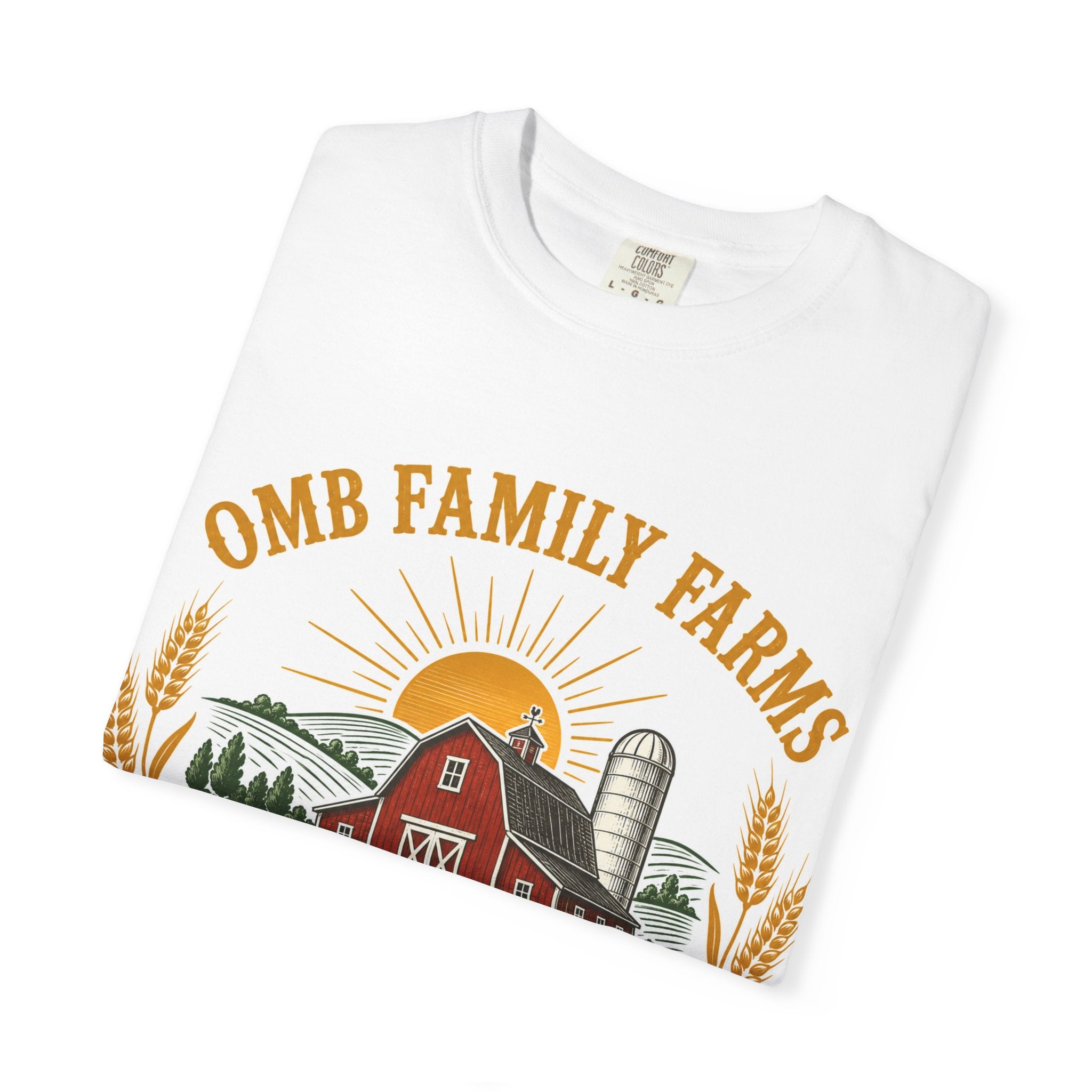 Family Farm T-Shirt — “OMB Family Farms” Est. 2026 Farm Crew Tee