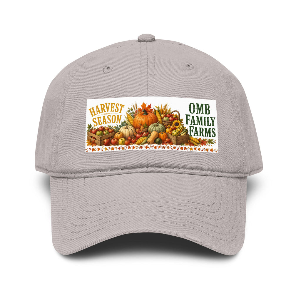 Harvest Season Baseball Cap — OMB Family Farms Fall Pumpkin Patch Hat