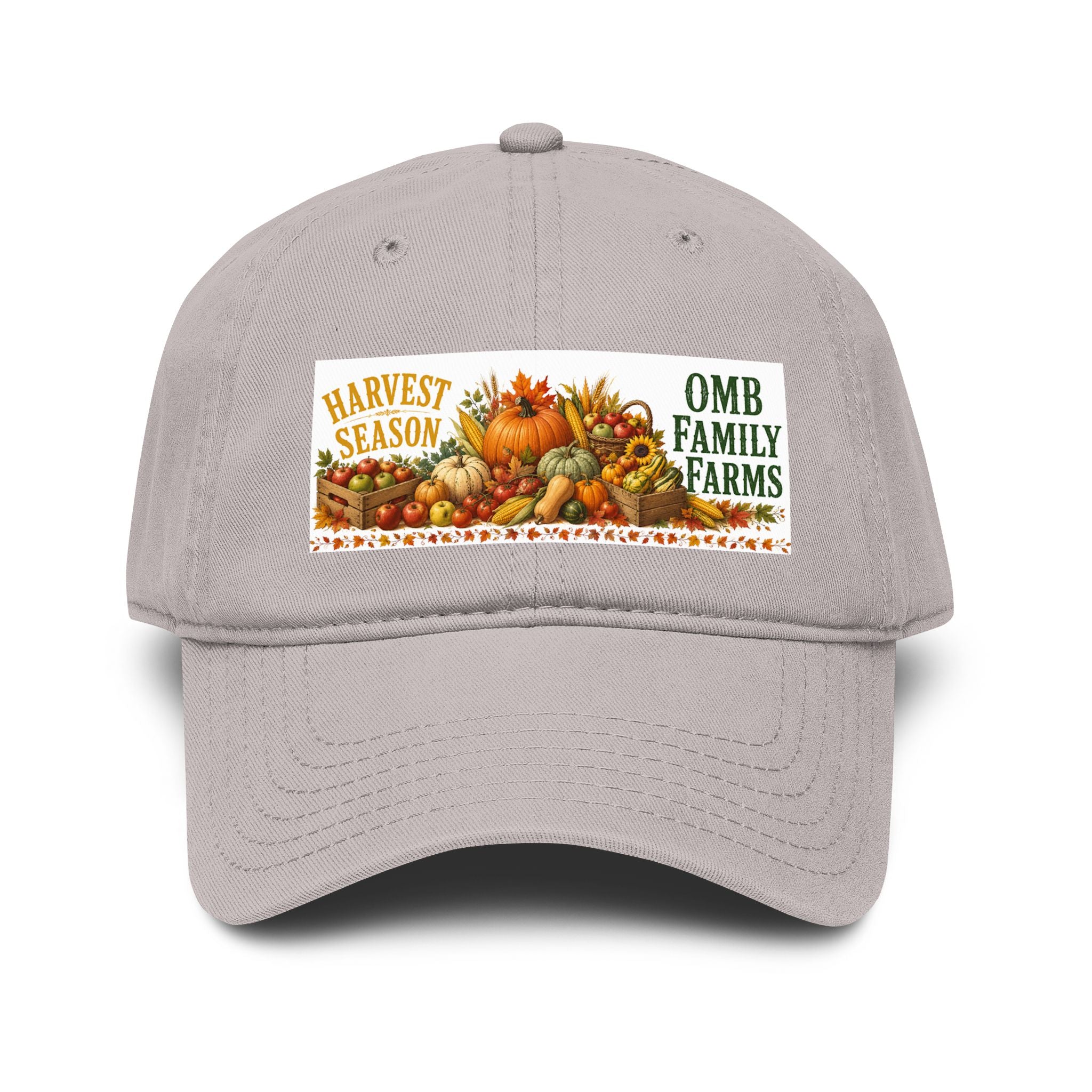 Harvest Season Baseball Cap — OMB Family Farms Fall Pumpkin Patch Hat