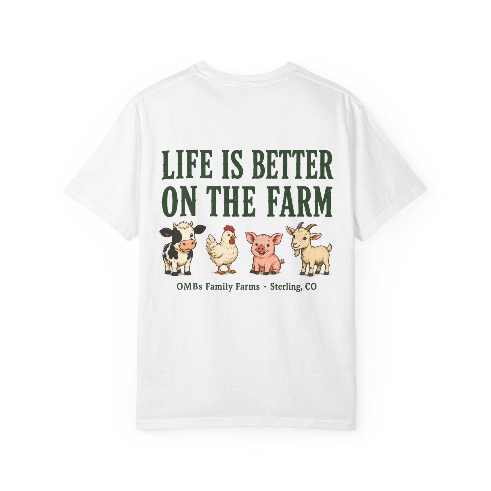 Moo-vin On Up Farm Animal Graphic Tee