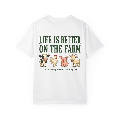 Moo-vin On Up Farm Animal Graphic Tee