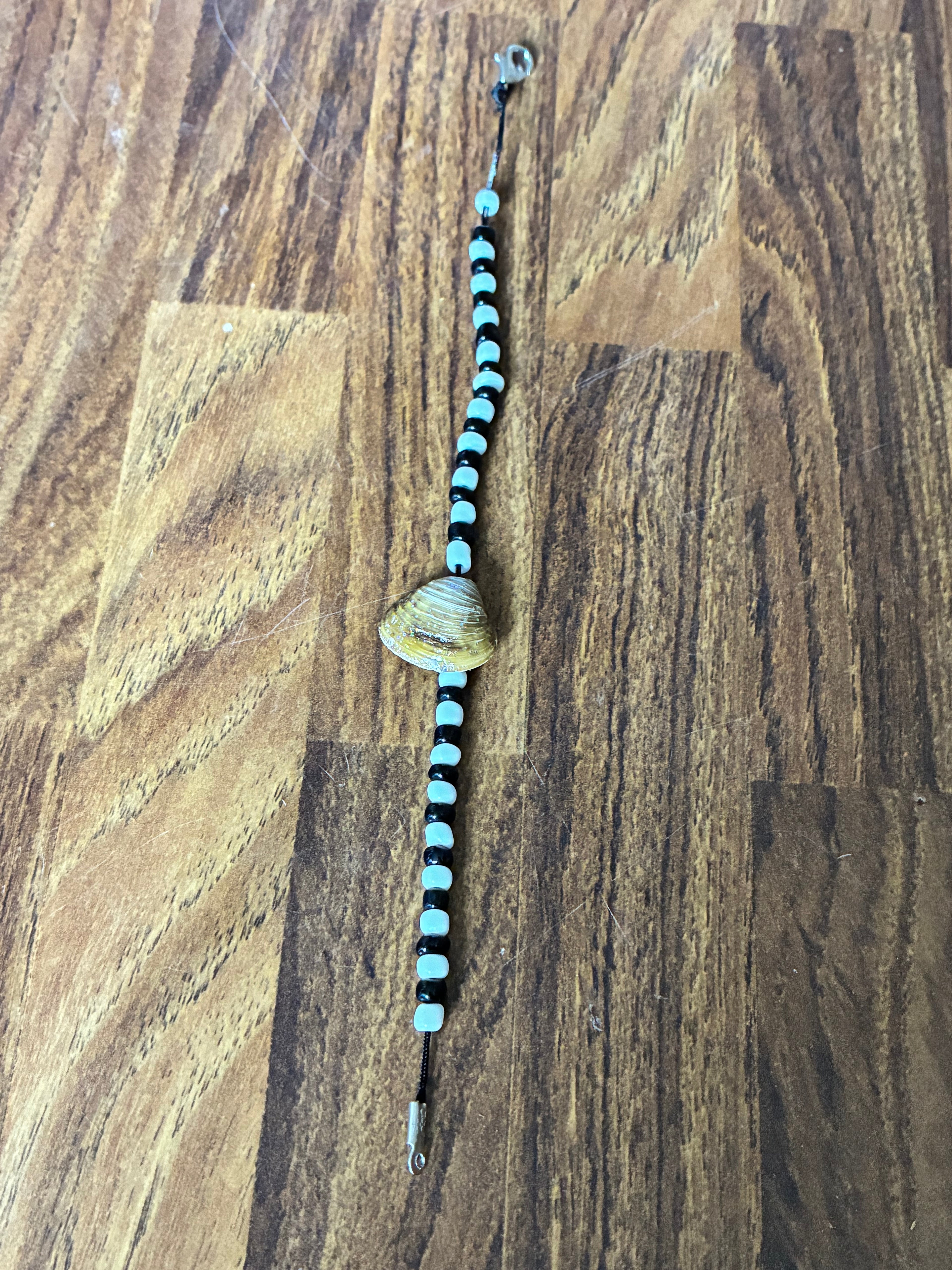 Handmade Shell & Bead Bracelet — OMB Family Farms