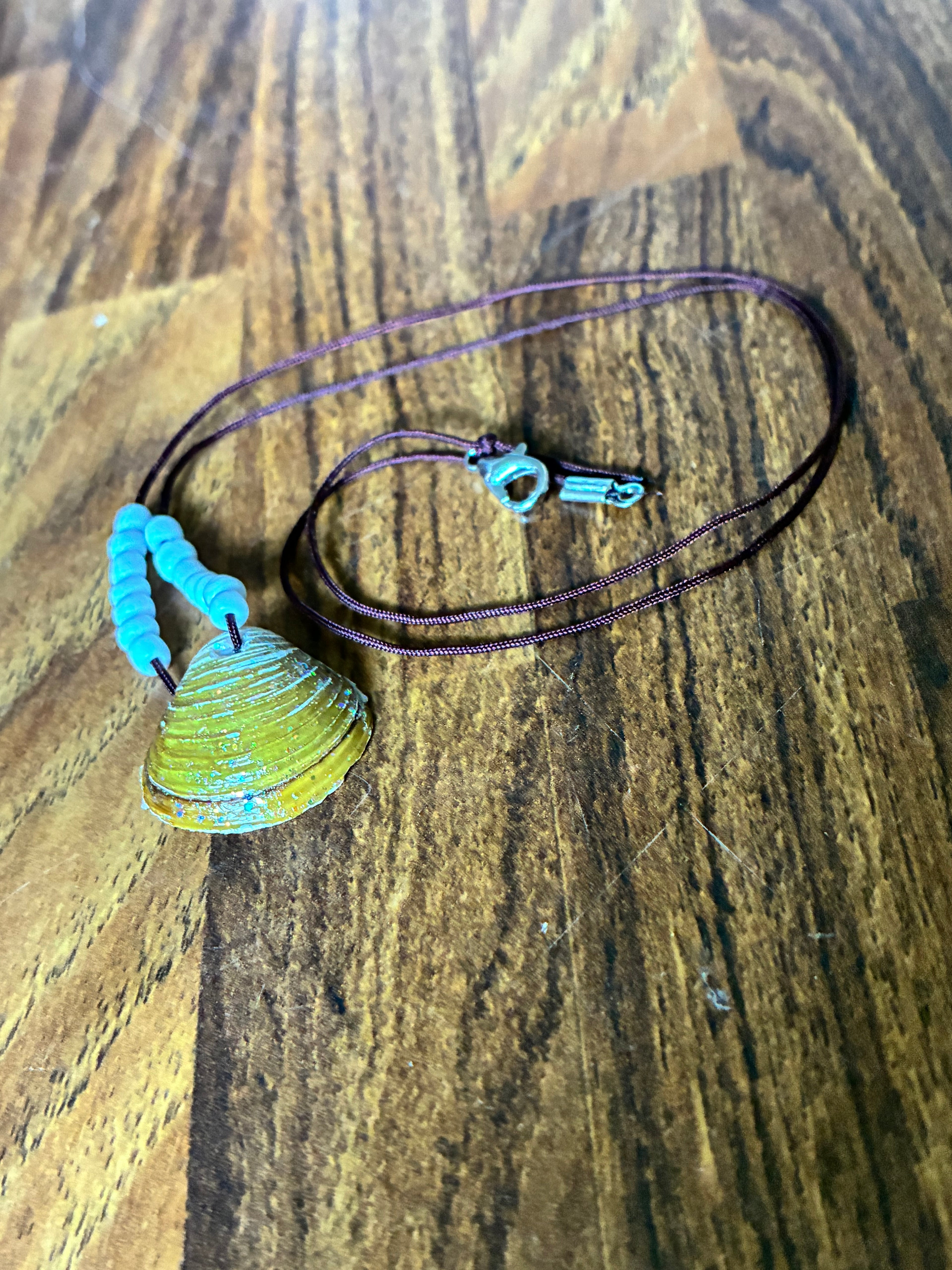 Single Shell Pendant Necklace — OMB Family Farms