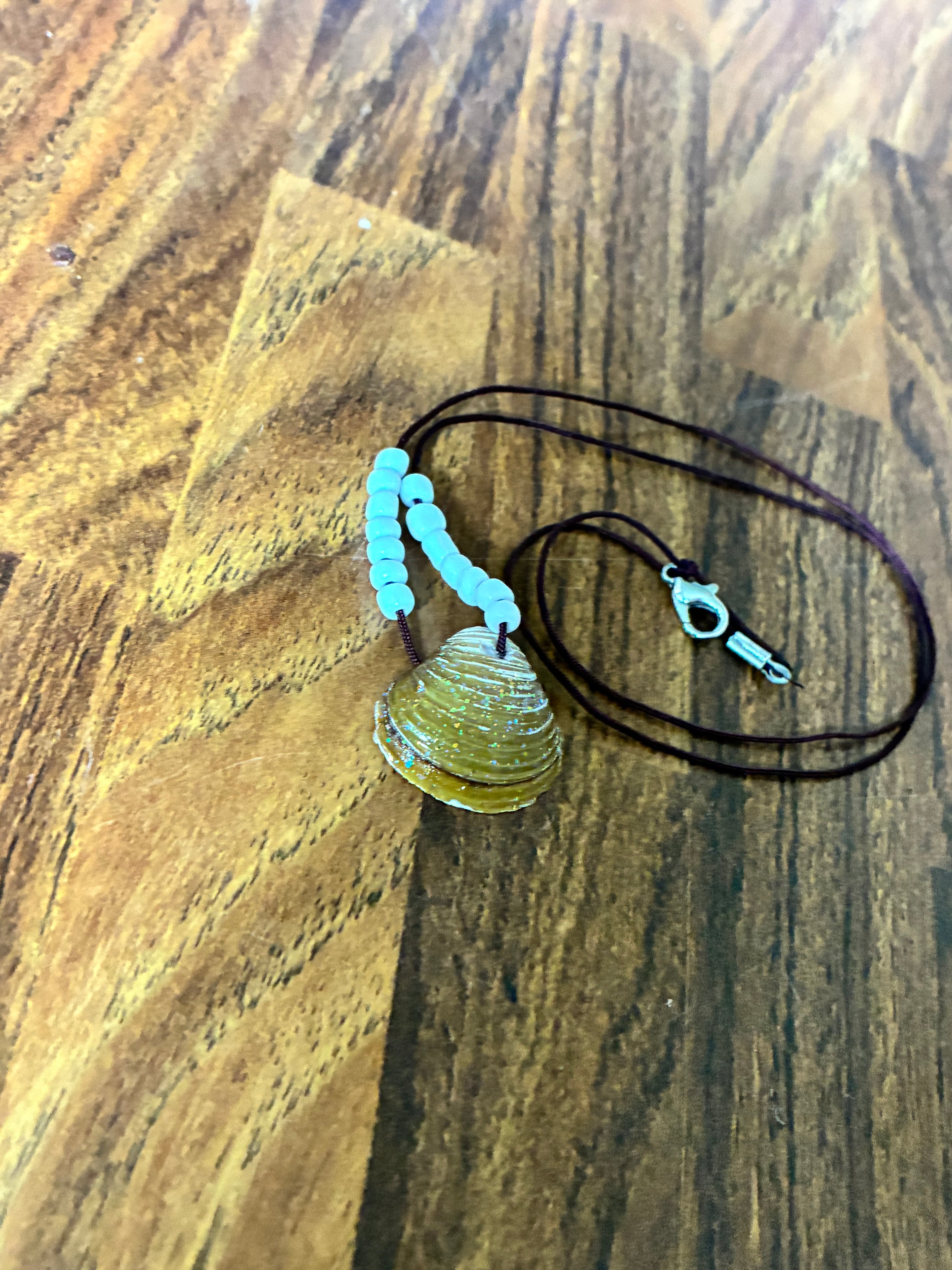 Single Shell Pendant Necklace — OMB Family Farms